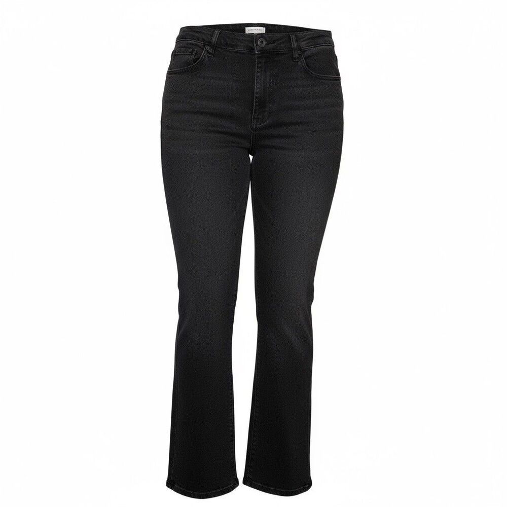 NWT Good American Women’s Good Classic Hi-Rise Split Hem Bootcut Jeans Size 26